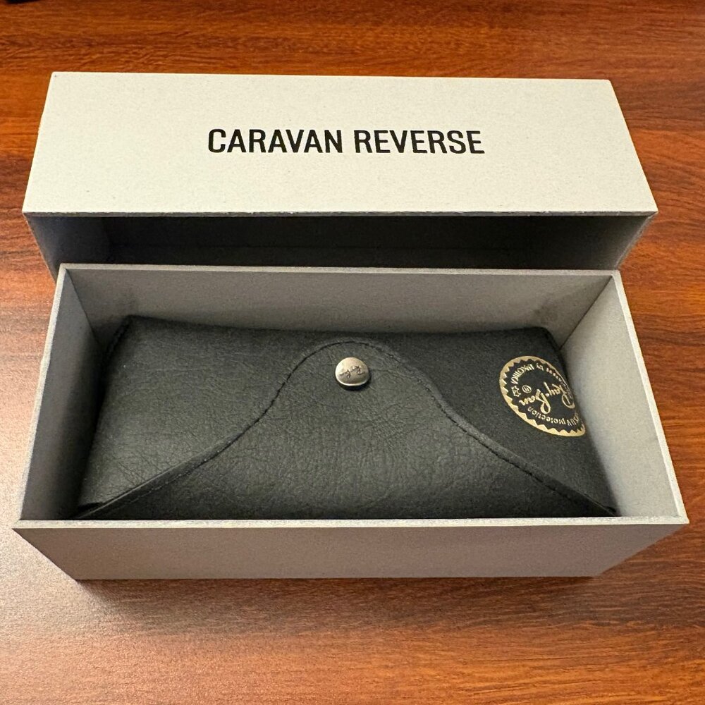 Brand New Ray-Ban Caravan Reverse Sunglasses - RBR0102S 001/VR 58-15 - Picture 3 of 4